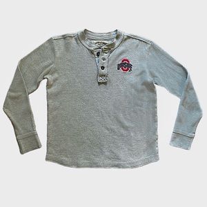 Ohio State Waffle Henley
